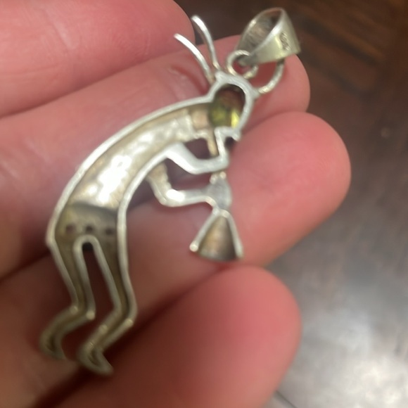 Sterling silver kokopelli pendant - Picture 5 of 5